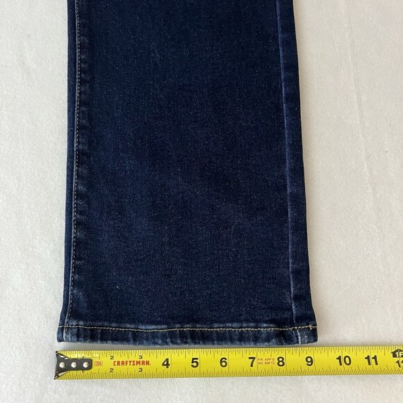 Vivi Vito Women's Stretch Navy Denim Jeans Size 7 High Rise Straight Leg  NWT - Picture 10 of 12